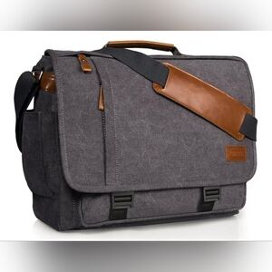 ESTARER 17-17.3" Canvas Messenger Bag